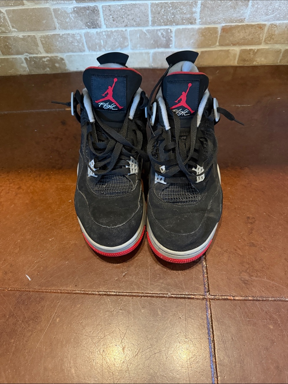Men's Black and Red Air Jordans - Picture 2 of 5